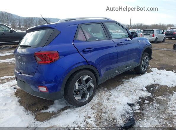 KMHRC8A30TU429928 2026 HYUNDAI VENUE Синий Задняя правая четверть