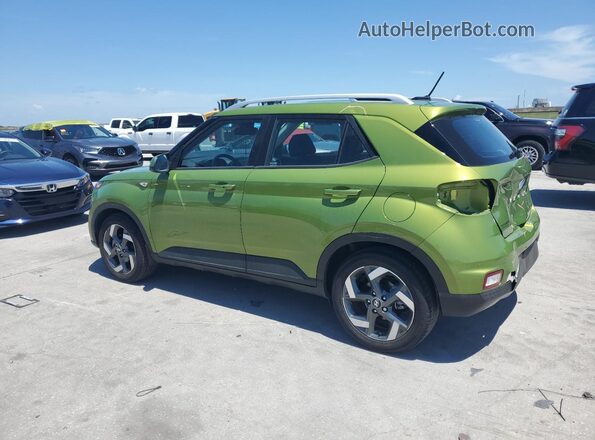 KMHRC8A31RU331984 2024 HYUNDAI VENUE Зеленый Задняя левая четверть