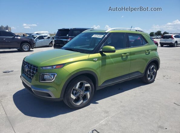 KMHRC8A31RU331984 2024 HYUNDAI VENUE Зеленый Передняя левая четверть
