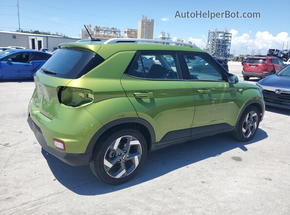 KMHRC8A31RU331984 2024 HYUNDAI VENUE Зеленый Задняя правая четверть