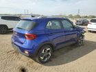 2022 Hyundai Venue Sel Синий vin: KMHRC8A33NU171326