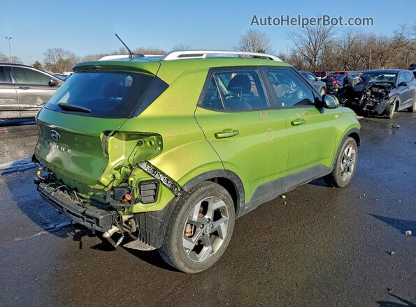 KMHRC8A34PU256615 2023 HYUNDAI VENUE Зеленый Задняя правая четверть