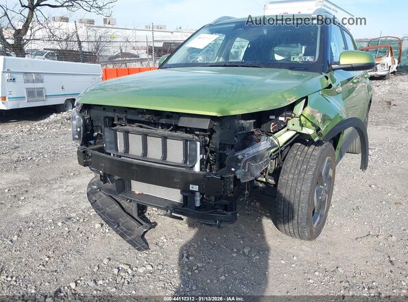 KMHRC8A34RU336905 2024 HYUNDAI VENUE Зеленый Вид спереди