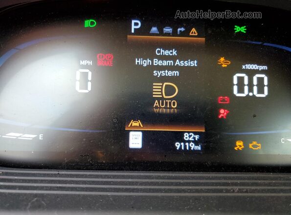 KMHRC8A35RU303329 2024 HYUNDAI VENUE Синий Вид щитка приборов