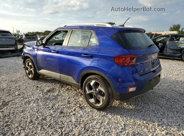 KMHRC8A35RU303329 2024 HYUNDAI VENUE Синий Задняя левая четверть