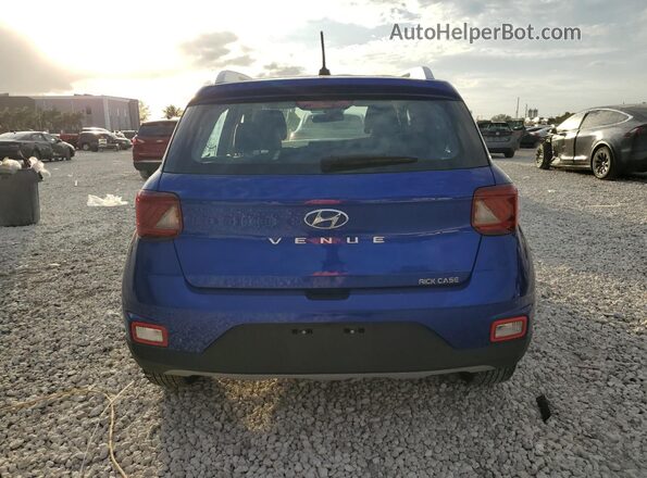 KMHRC8A35RU303329 2024 HYUNDAI VENUE Синий Вид сзади