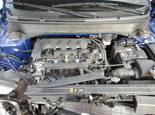 KMHRC8A35RU303329 2024 HYUNDAI VENUE Синий Вид задней части салона