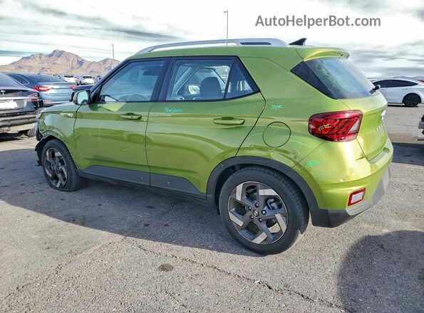 KMHRC8A39MU121027 2021 HYUNDAI VENUE Green Задня ліва чверть