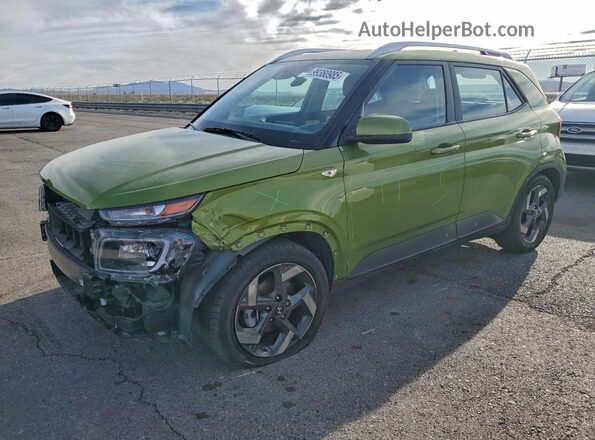 KMHRC8A39MU121027 2021 HYUNDAI VENUE Green Передня ліва чверть