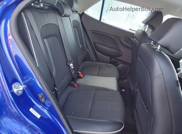 KMHRC8A39PU278609 2023 HYUNDAI VENUE Синий Вид задней части салона