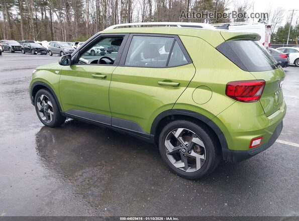 KMHRC8A3XMU098227 2021 HYUNDAI VENUE Зеленый Задняя левая четверть