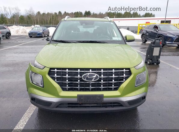 KMHRC8A3XMU098227 2021 HYUNDAI VENUE Зеленый Вид щитка приборов