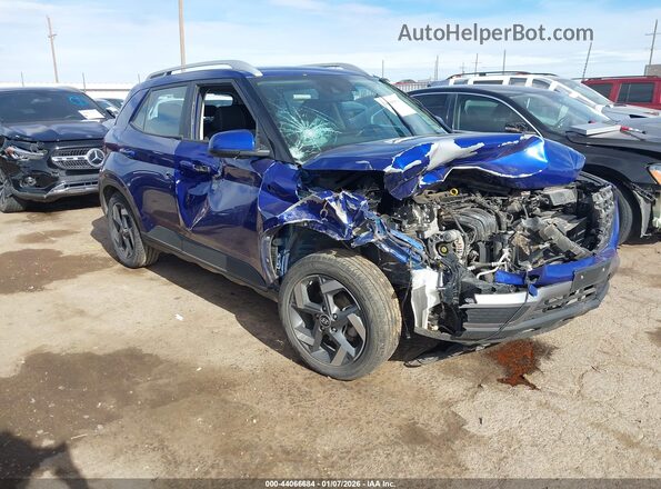KMHRC8A3XMU108528 2021 HYUNDAI VENUE Синий Передняя правая четверть