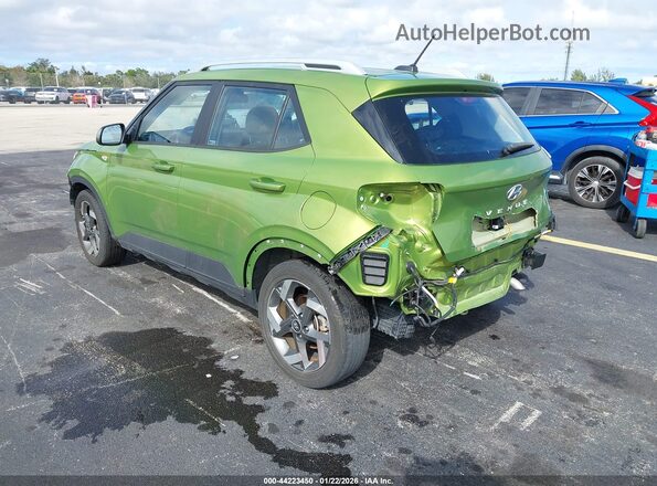 KMHRC8A3XPU229581 2023 HYUNDAI VENUE Зеленый Задняя левая четверть