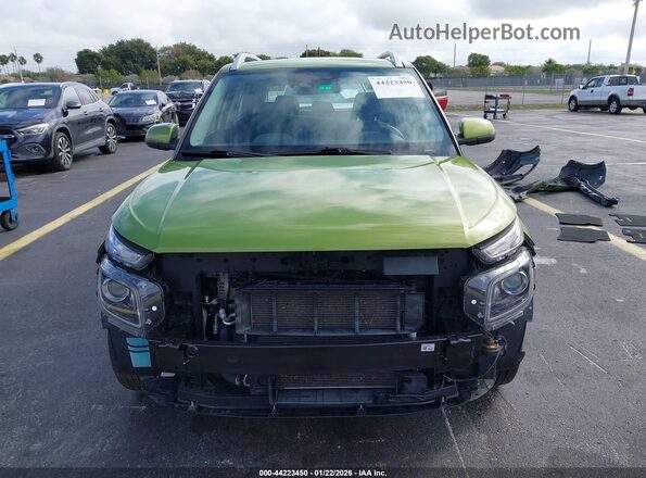 KMHRC8A3XPU229581 2023 HYUNDAI VENUE Зеленый Вид задней части салона