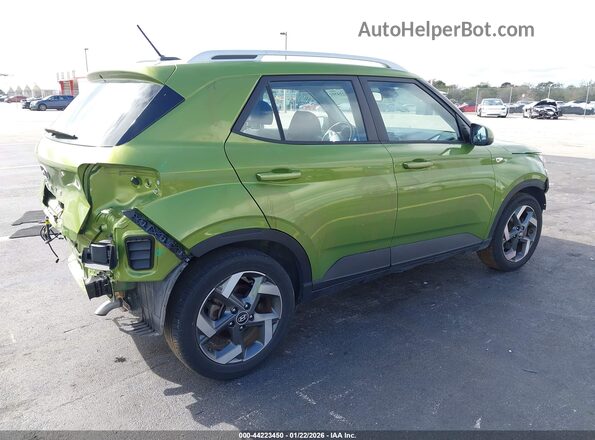 KMHRC8A3XPU229581 2023 HYUNDAI VENUE Зеленый Задняя правая четверть