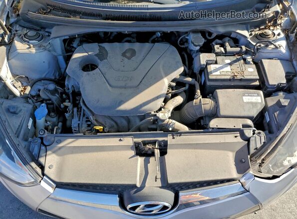 KMHTC6AD2HU322552 2017 HYUNDAI VELOSTER Серебряный Вид подкапотного пространства