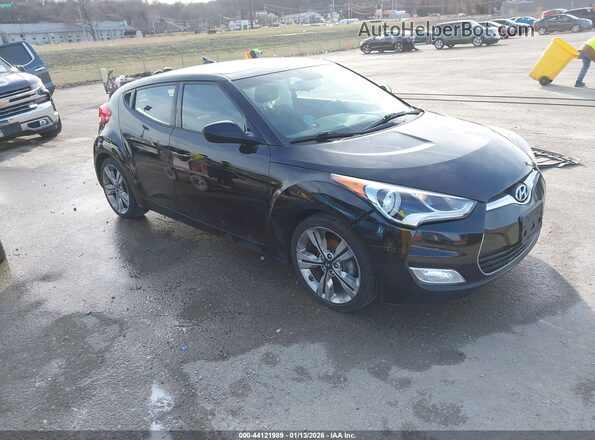 KMHTC6AD7HU324135 2017 HYUNDAI VELOSTER Черный Передняя правая четверть