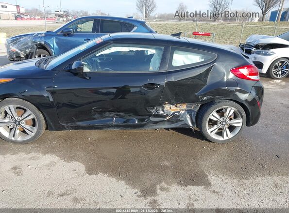 KMHTC6AD7HU324135 2017 HYUNDAI VELOSTER Черный Вид спереди