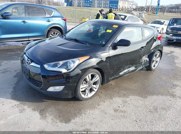 KMHTC6AD7HU324135 2017 HYUNDAI VELOSTER Черный Передняя левая четверть