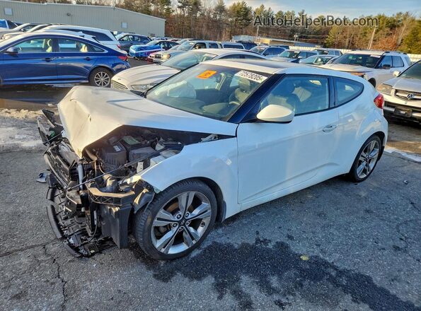 KMHTC6AD8GU267507 2016 HYUNDAI VELOSTER Белый Передняя левая четверть