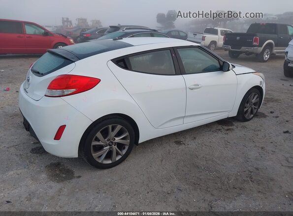 KMHTC6AD8HU309515 2017 HYUNDAI VELOSTER Белый Задняя правая четверть