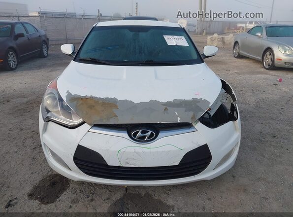 KMHTC6AD8HU309515 2017 HYUNDAI VELOSTER Белый Вид спереди