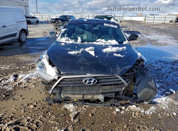 KMHTC6AE0GU303165 2016 HYUNDAI VELOSTER Черный Вид спереди