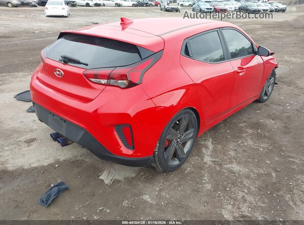 KMHTG6AF2MU032599 2021 HYUNDAI VELOSTER Red Rear right