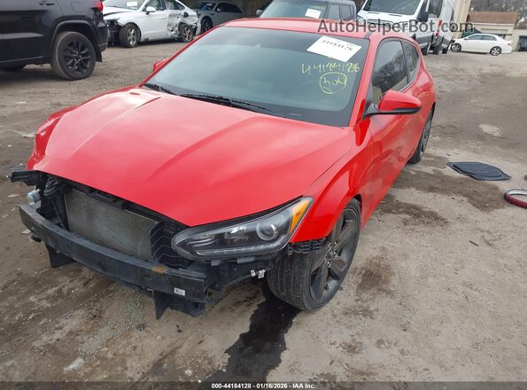 KMHTG6AF2MU032599 2021 HYUNDAI VELOSTER Red Front left