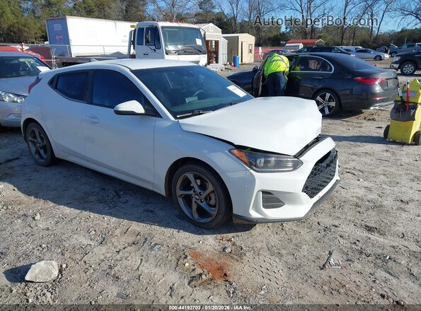 KMHTG6AF9KU009057 2019 HYUNDAI VELOSTER Белый Передняя правая четверть