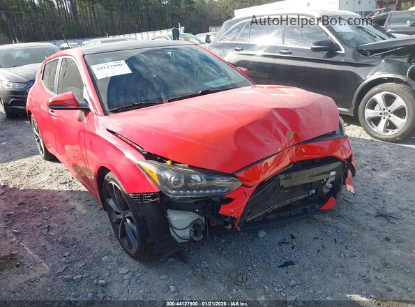 KMHTG6AFXKU003770 2019 HYUNDAI VELOSTER Red წინა მარჯვენა
