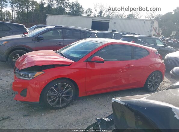 KMHTG6AFXKU003770 2019 HYUNDAI VELOSTER Red სალონის 360-გრადუსიანი ხედი