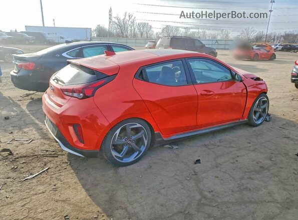 KMHTH6AB0KU020300 2019 HYUNDAI VELOSTER Оранжевый Задняя правая четверть