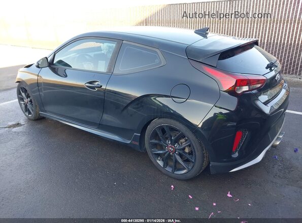 KMHTH6AB4KU009493 2019 HYUNDAI VELOSTER Черный Задняя левая четверть