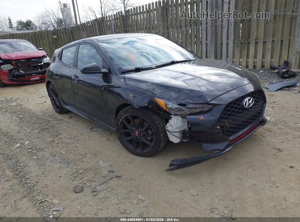 KMHTH6AB6MU032180 2021 HYUNDAI VELOSTER Black წინა მარჯვენა