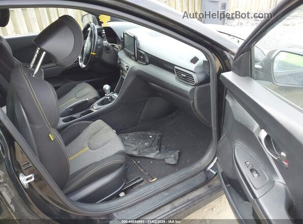 KMHTH6AB6MU032180 2021 HYUNDAI VELOSTER Black წინა სალონის ხედი