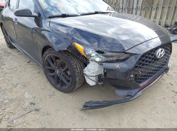 KMHTH6AB6MU032180 2021 HYUNDAI VELOSTER Black წინა ხედი