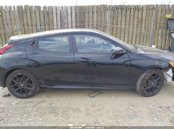 KMHTH6AB6MU032180 2021 HYUNDAI VELOSTER Black უკანა სალონის ხედი