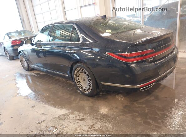 KMTF34PA4LU075631 2020 GENESIS G90 Синий Задняя левая четверть