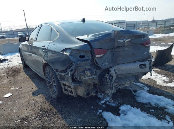 KMTFN4JB0KU312738 2019 GENESIS G80 Gray Tył lewy