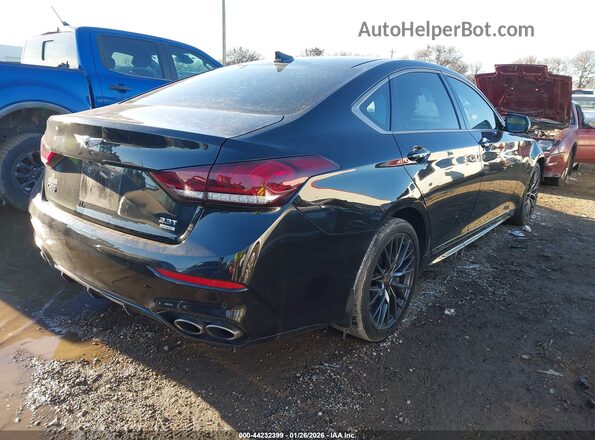 KMTFN4JB5KU320771 2019 GENESIS G80 Черный Задняя правая четверть