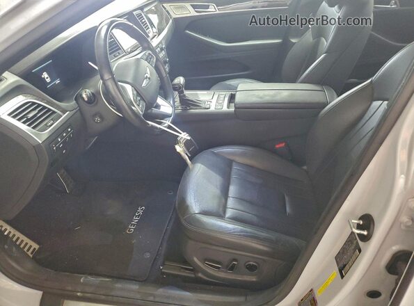 KMTFN4JE6LU329085 2020 GENESIS G80 Серый Вид салона спереди