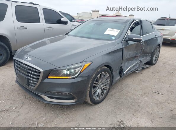 KMTFN4JEXLU329767 2020 GENESIS G80 Серый Передняя левая четверть