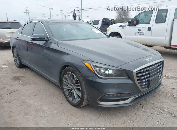 KMTFN4JEXLU329767 2020 GENESIS G80 Серый Передняя правая четверть