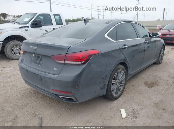 KMTFN4JEXLU329767 2020 GENESIS G80 Серый Задняя правая четверть