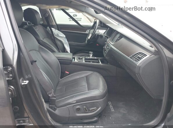KMTFN4JEXLU329767 2020 GENESIS G80 Серый Вид салона спереди