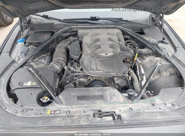 KMTFN4JEXLU329767 2020 GENESIS G80 Серый Вид сзади