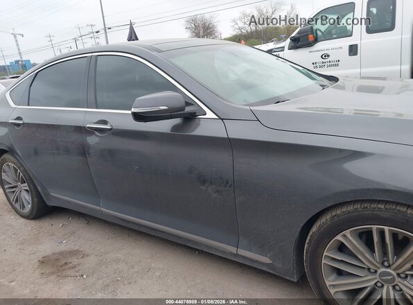 KMTFN4JEXLU329767 2020 GENESIS G80 Серый Вид задней части салона