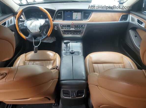 KMTFN4JF9LU334788 2020 GENESIS G80 Серый Вид панели приборов